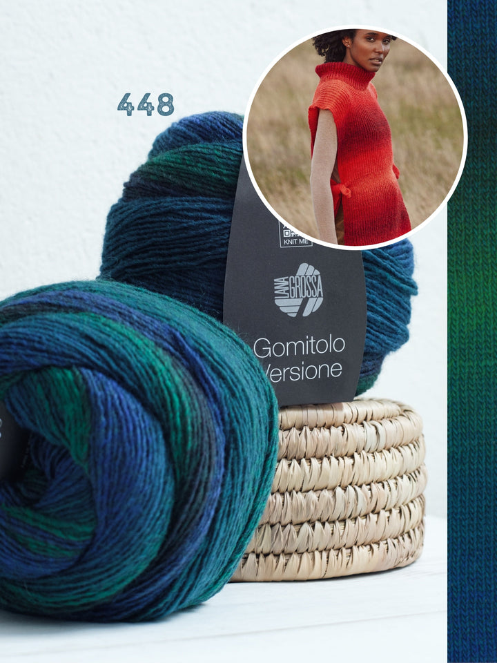Strickpaket Gomitolo Versione Cache Coeur
