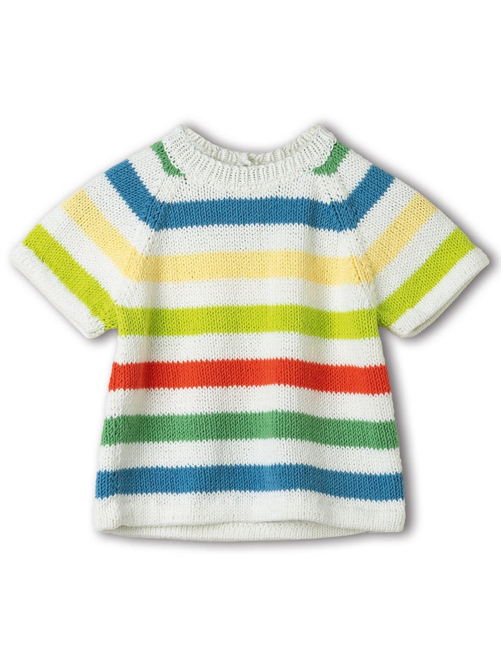 Strick- und Häkelpaket Elastico Babyset (Shirt + Mütze)