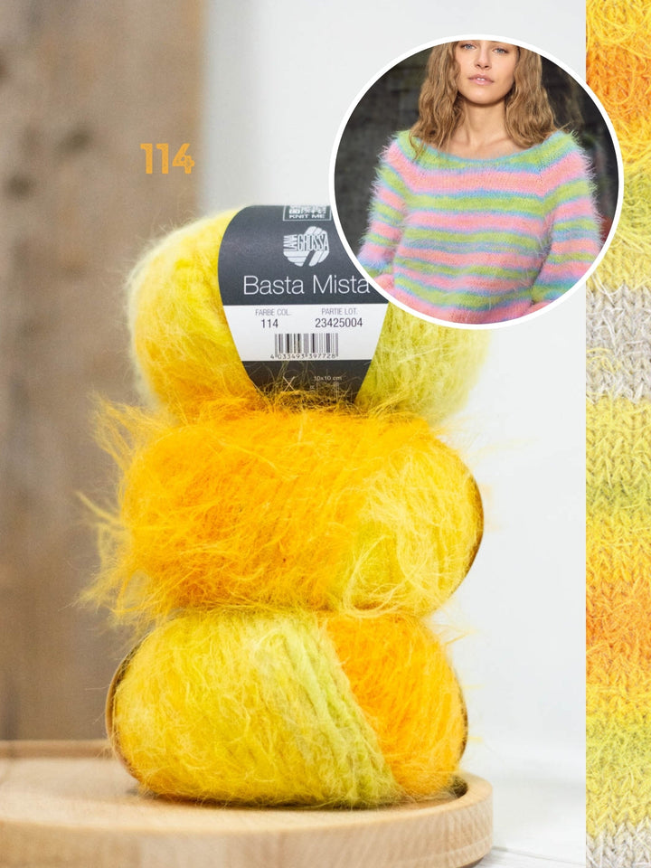 Strickpaket Basta Mista Raglanpullover