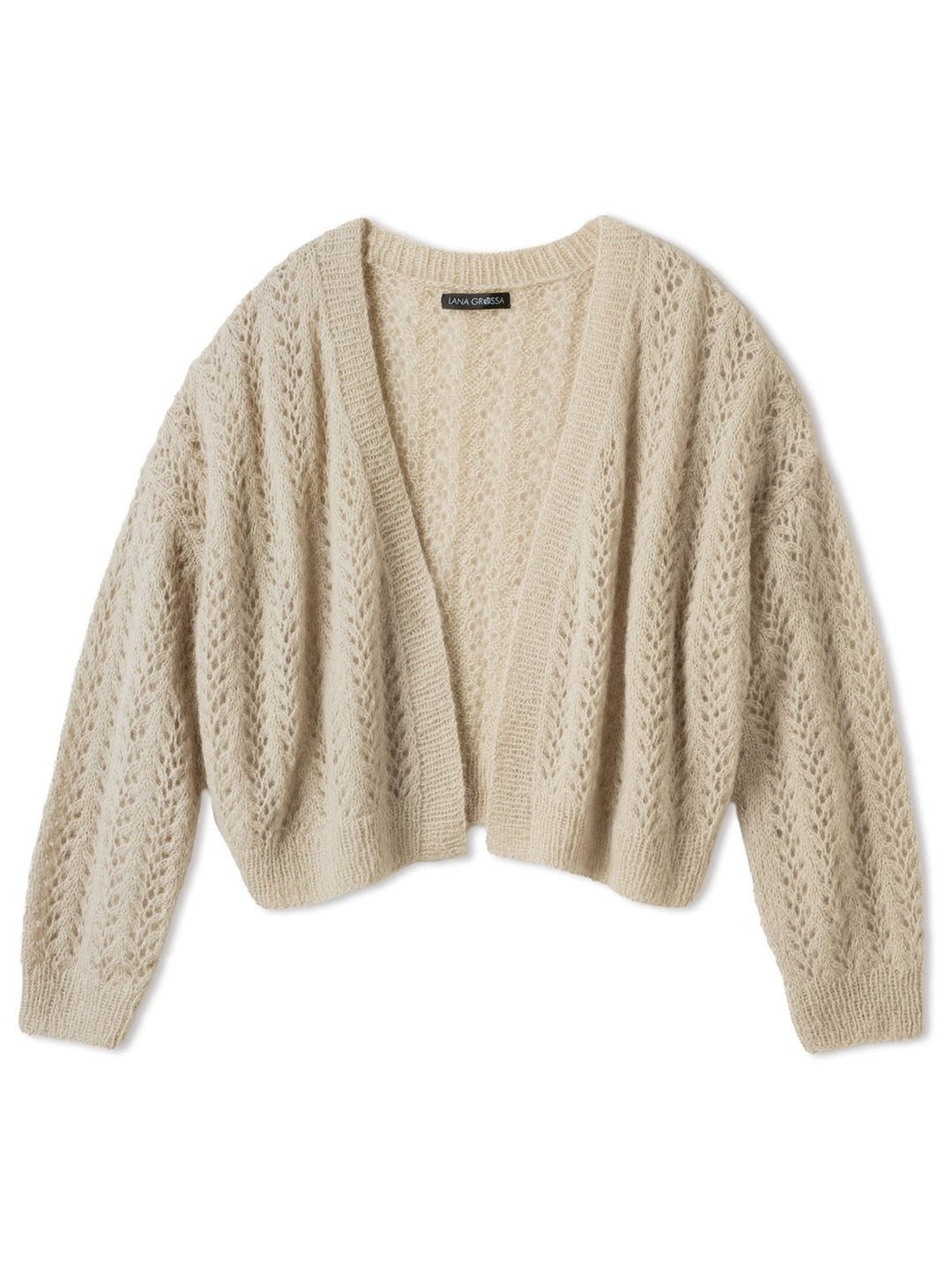 Strickpaket Setasuri Lochmuster-Cardigan