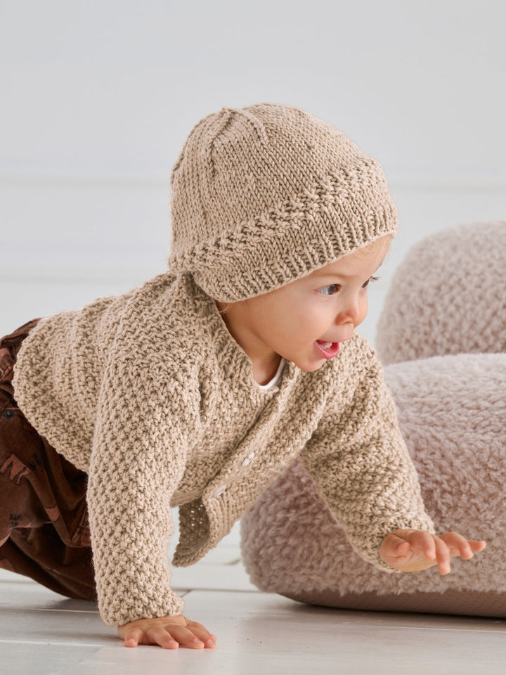 Strickpaket Cool Wool Superbig Weste + Mütze