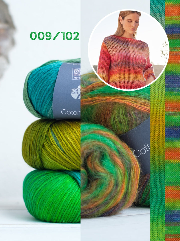 Strickpaket Cotonella Cottonhair Pullover