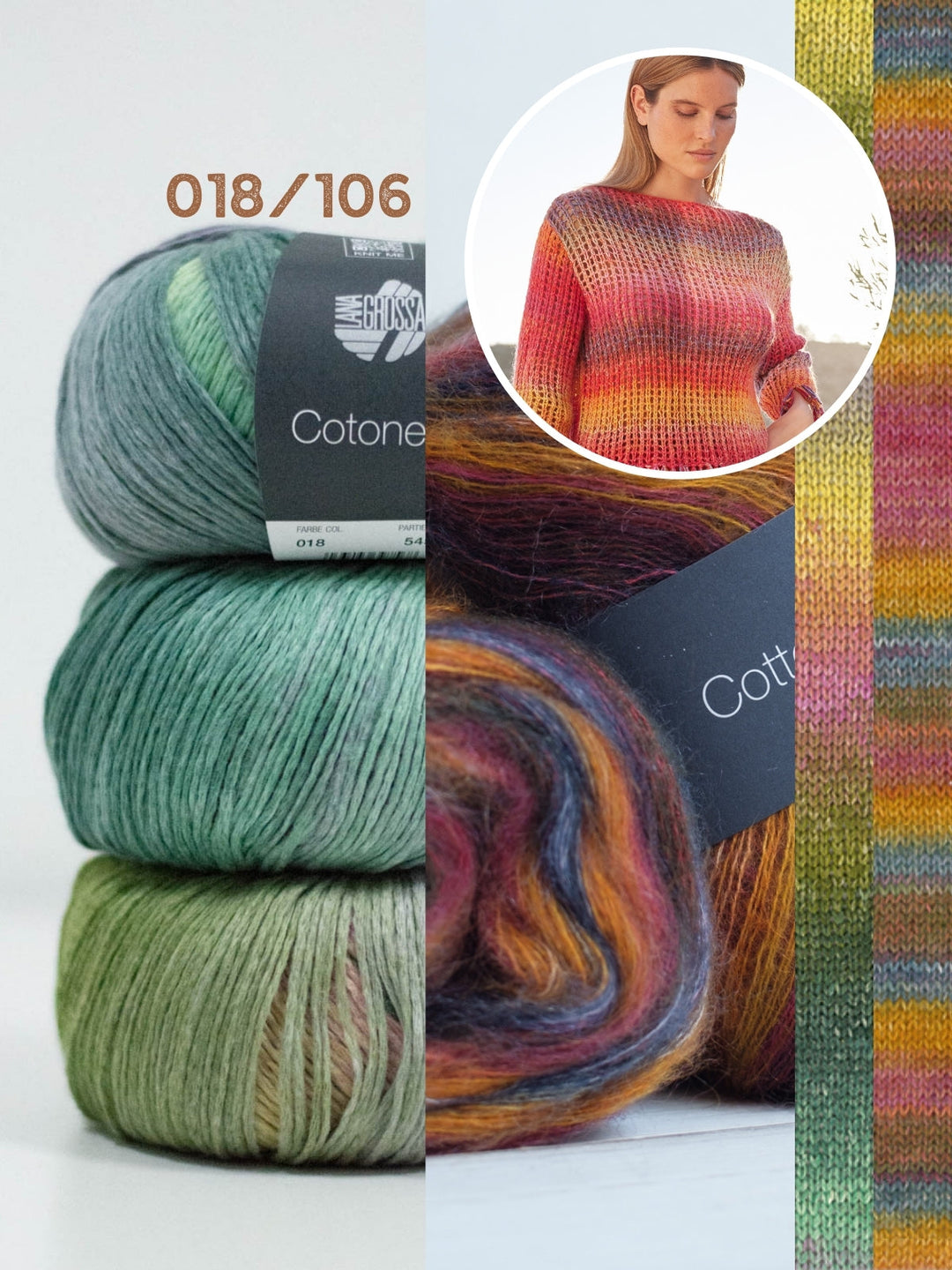 Strickpaket Cotonella Cottonhair Pullover