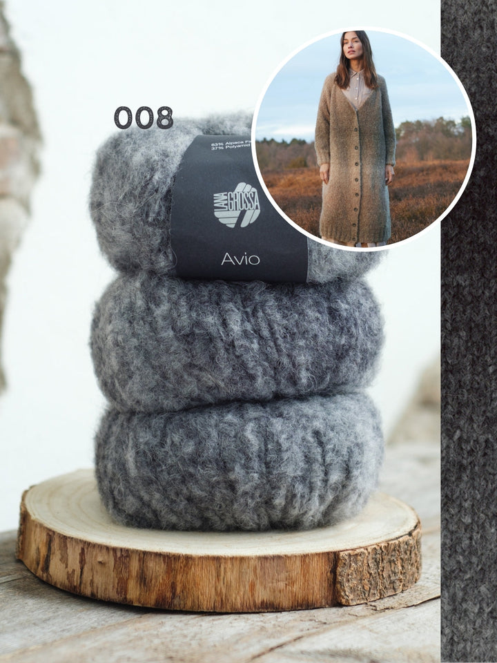 Strickpaket Avio Raglan Mantel