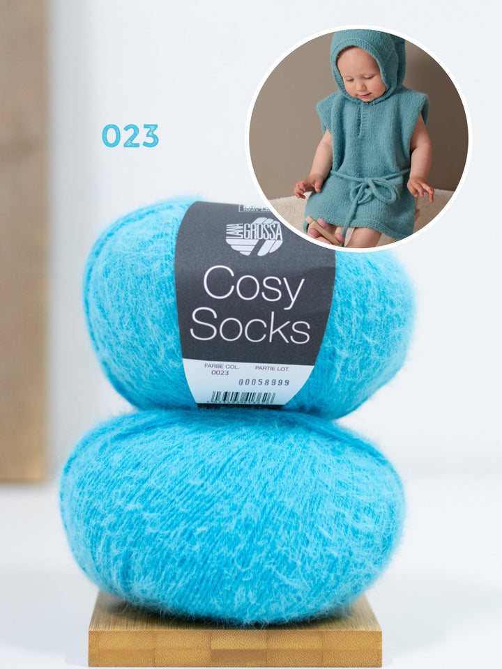 Strickpaket Cosy Socks Badecape