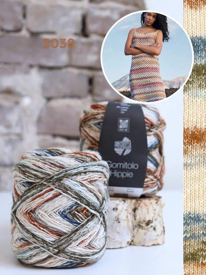 Häkelpaket Gomitolo Hippie Kleid