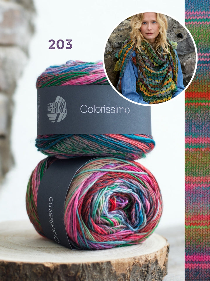 Häkelpaket Colorissimo Dreieckstuch