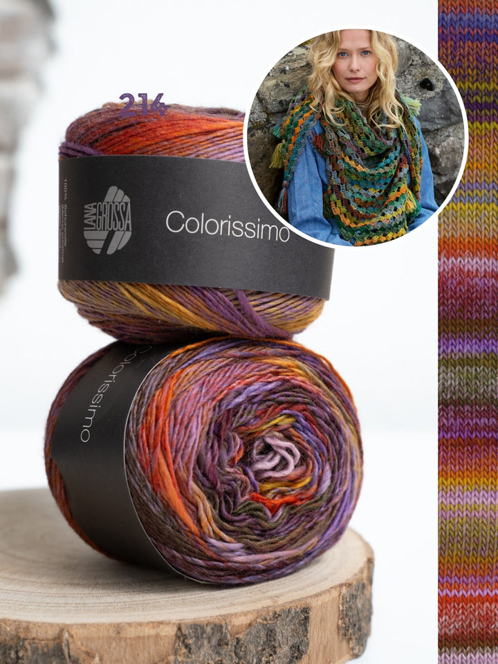 Häkelpaket Colorissimo Dreieckstuch