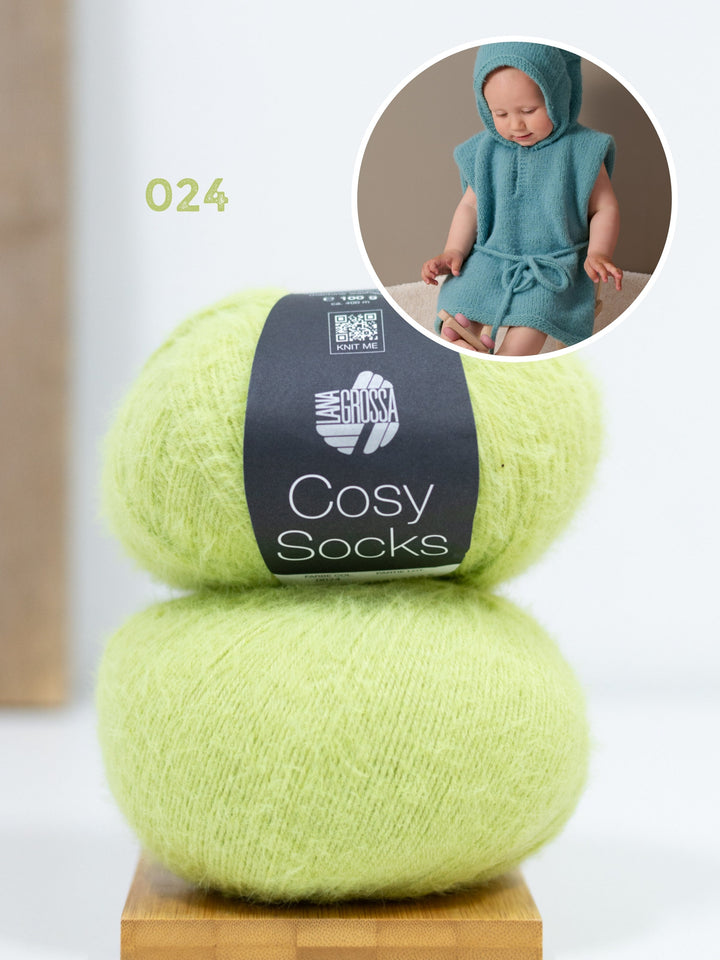 Strickpaket Cosy Socks Badecape