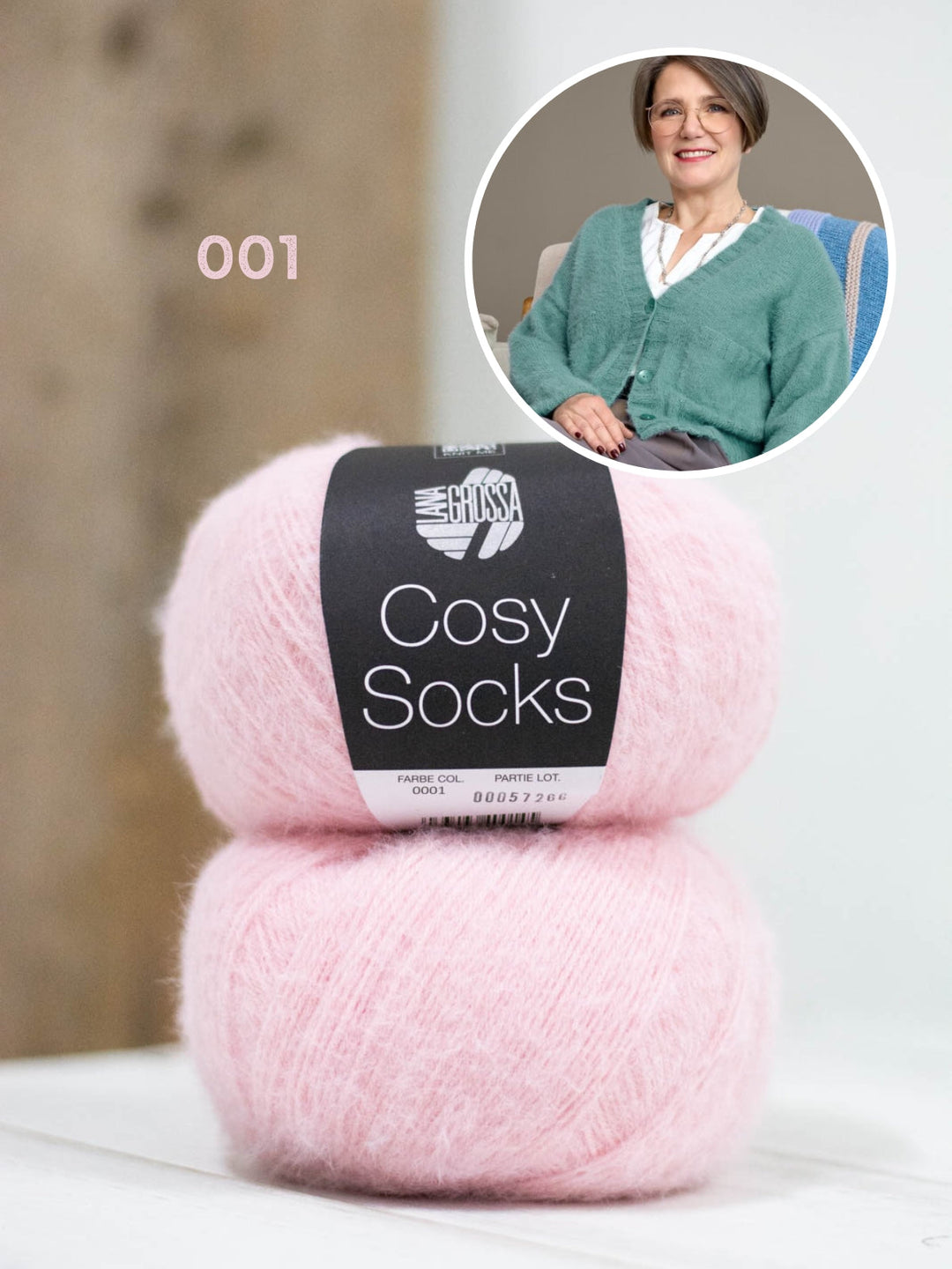 Strickpaket Cosy Socks Jacke mit Taschen