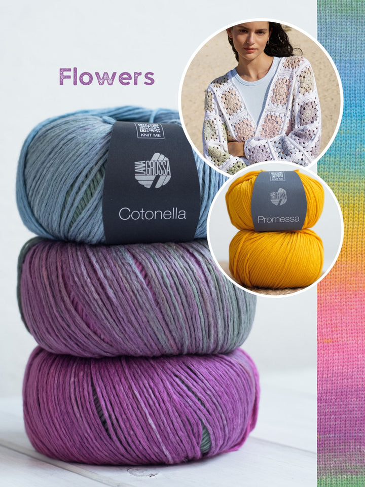 Häkelpaket Cotonella & Promessa Granny-Jacke