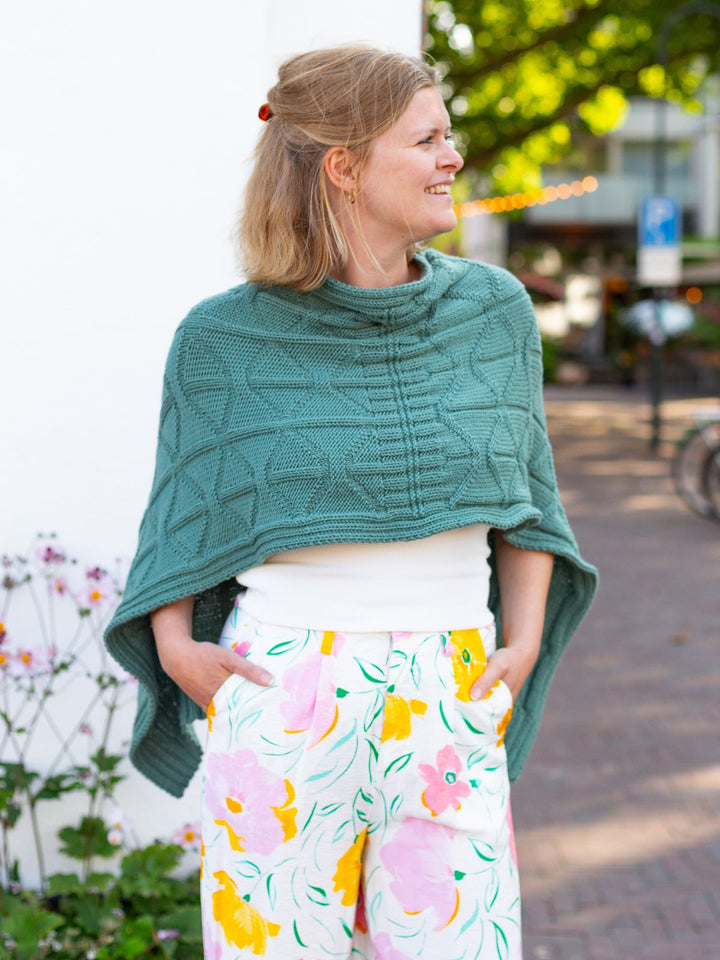 Strickpaket Più Poncho - Knotten Design