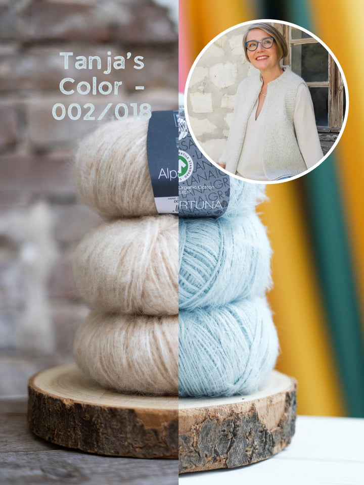 Strickpaket Mea Weste - Tanja Steinbach