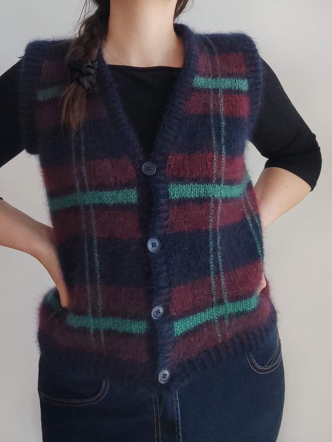 Strickpaket Ceallaigh Weste - Kolibri by Johanna
