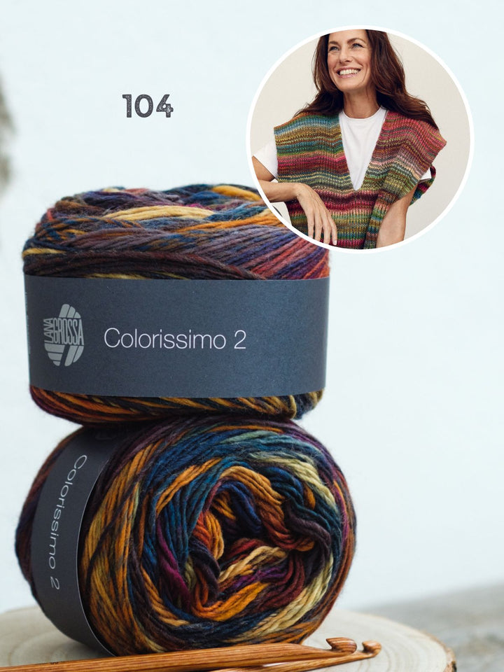 Strickpaket Colorissimo Pullunder