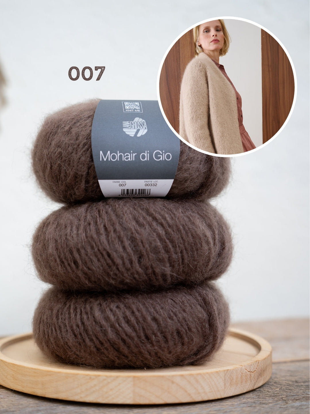 Strickpaket Mohair Di Gio Jacke