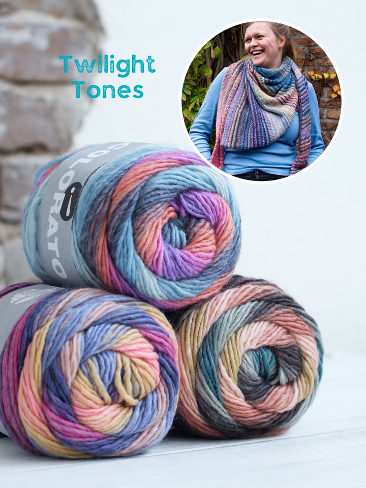 Strickpaket Colorful Friday Tuch - Limited Edition