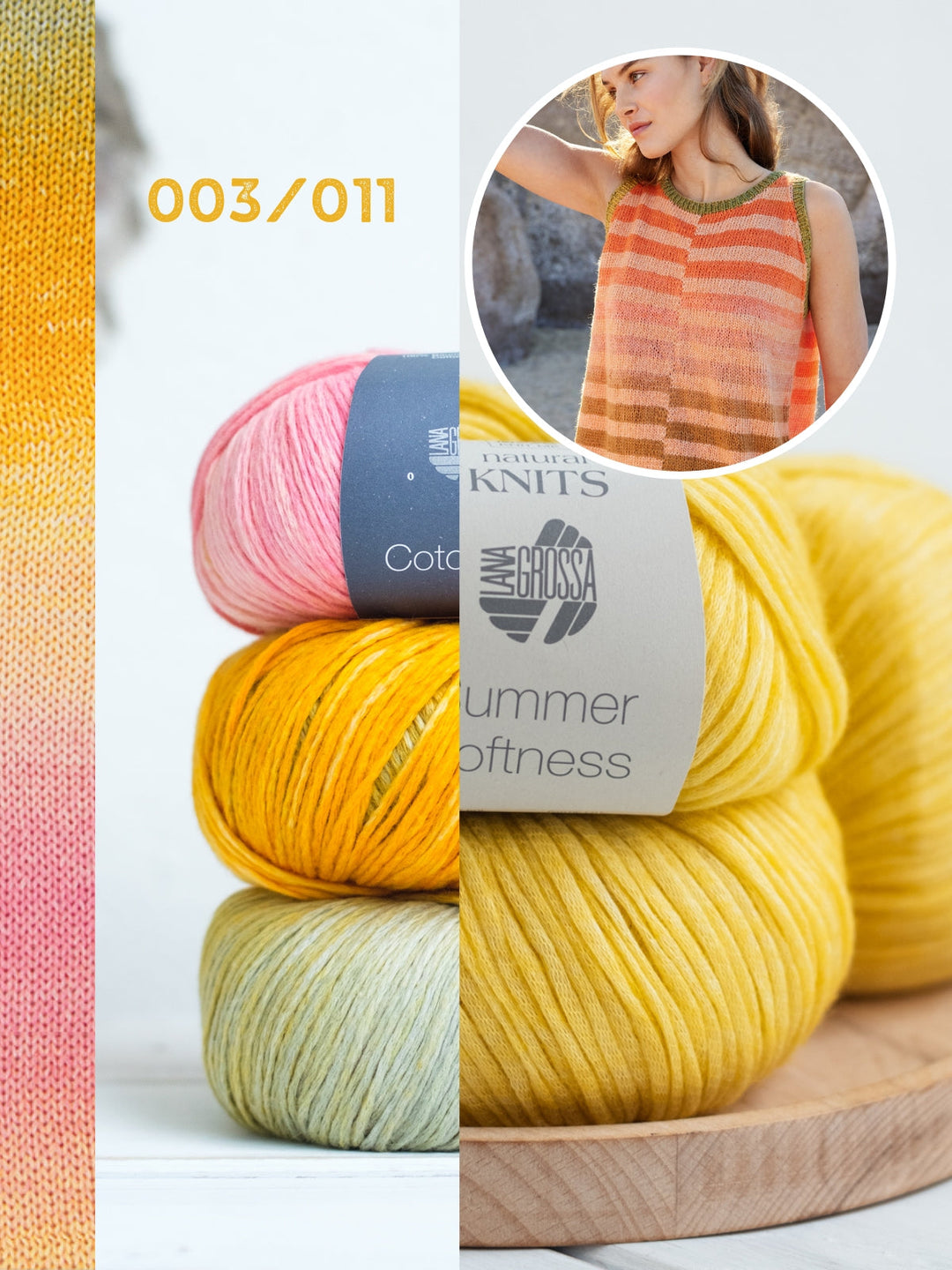 Strickpaket Cotonella Summer Softness Streifenshirt