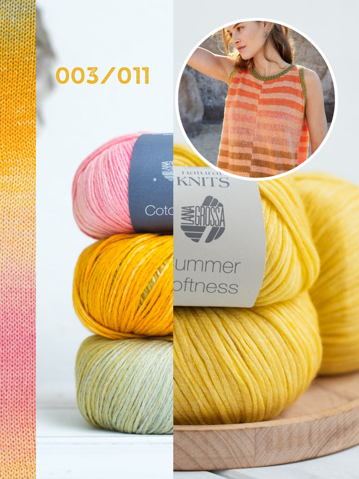 Strickpaket Cotonella Summer Softness Streifenshirt