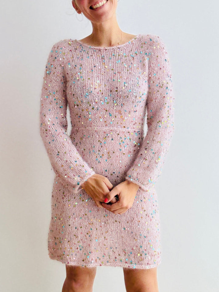 Strickpaket Camille Dress - Kolibri by Johanna