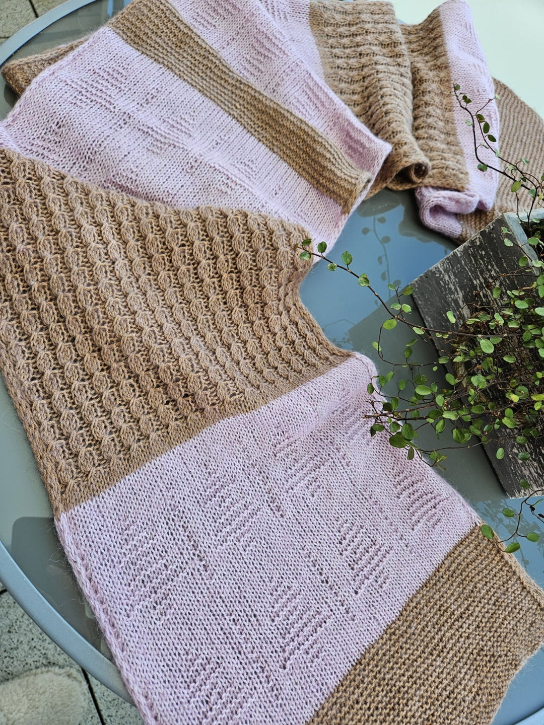 Strickpaket Lizas Cashmere Scarf - Ecopuno