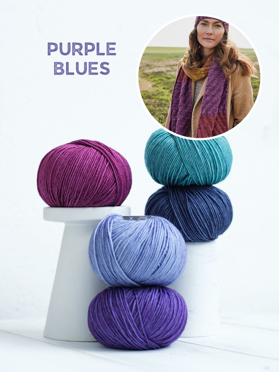 Strickpaket Cool Wool Vintage Schal
