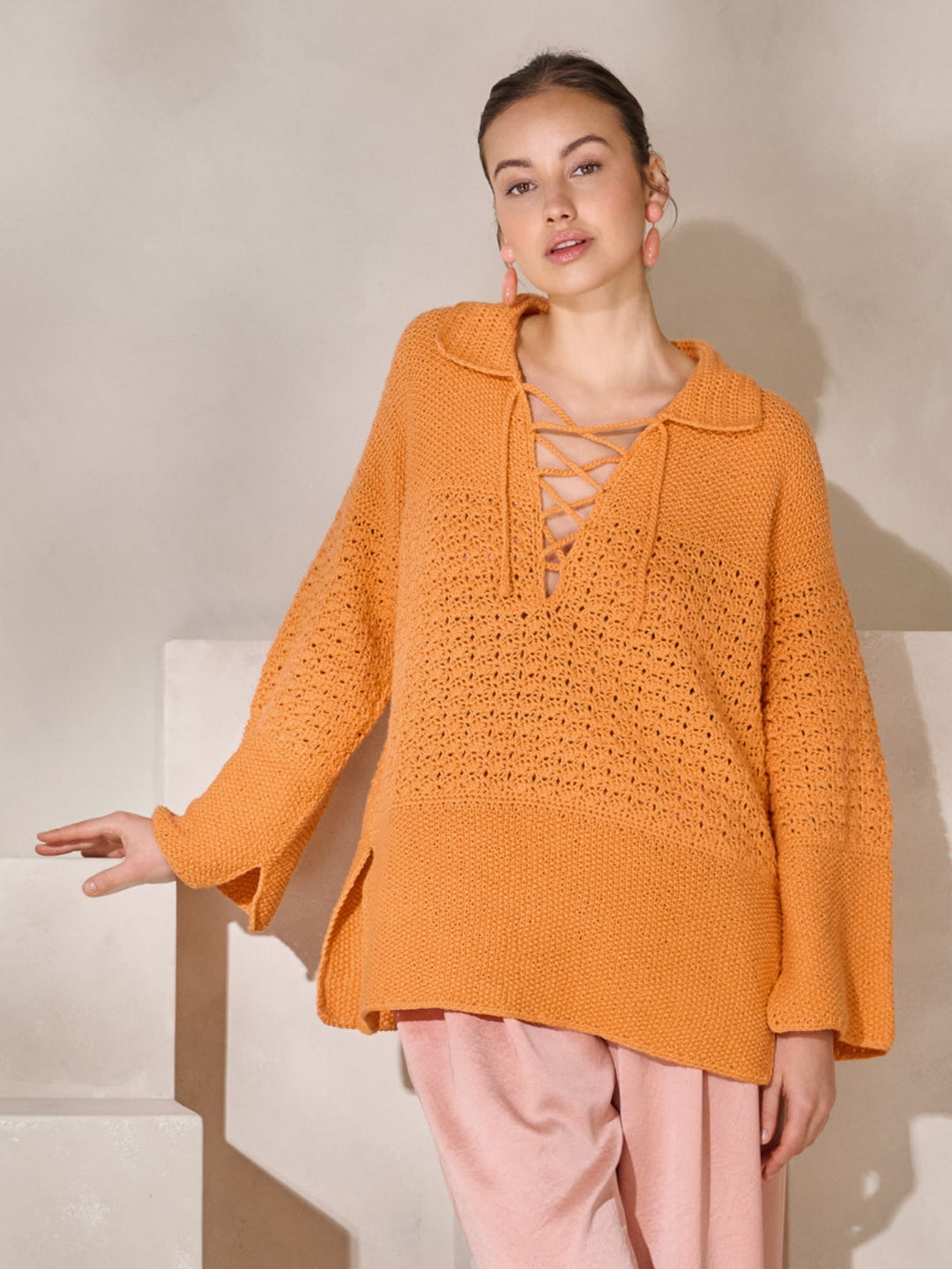 Strick- und Häkelpaket Cotonella Pullover