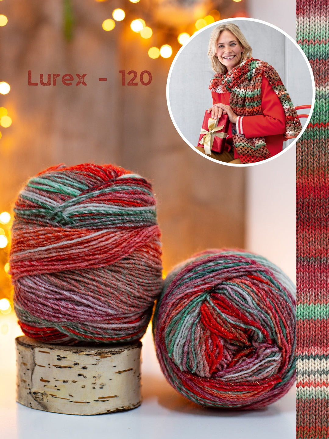 Häkelpaket Christmas Edition Schal