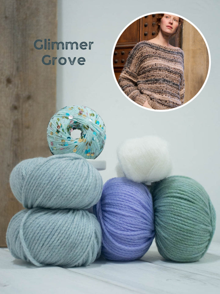 Strickpaket Alta Moda Cashmere 16 Setasuri Cosmo Streifenpullover