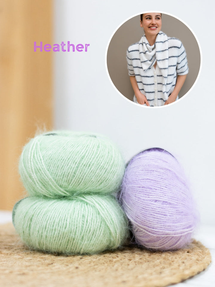 Strickpaket Finito Jacke und Dreieckstuch
