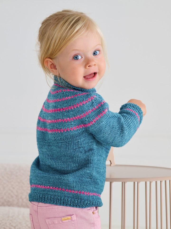 Strickpaket Cool Wool Vintage Pullover + Mütze