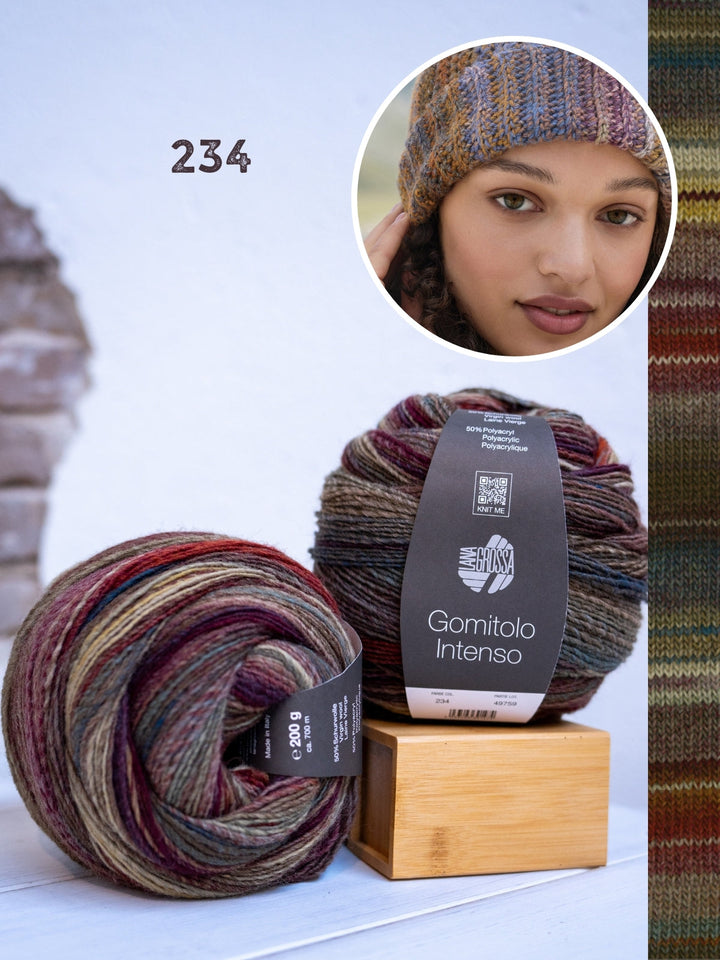 Häkelpaket Gomitolo Intenso Beanie