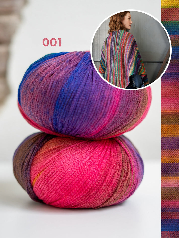 Strickpaket Farfalla Dreieckstuch