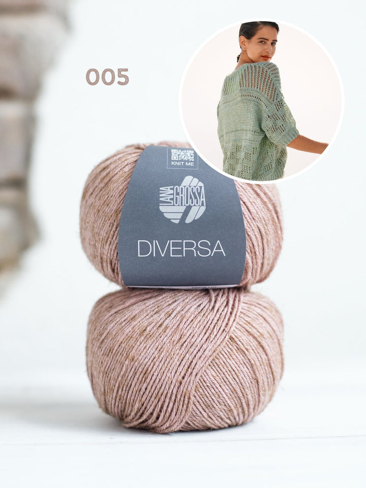 Strickpaket Diversa Jacke im Mustermix