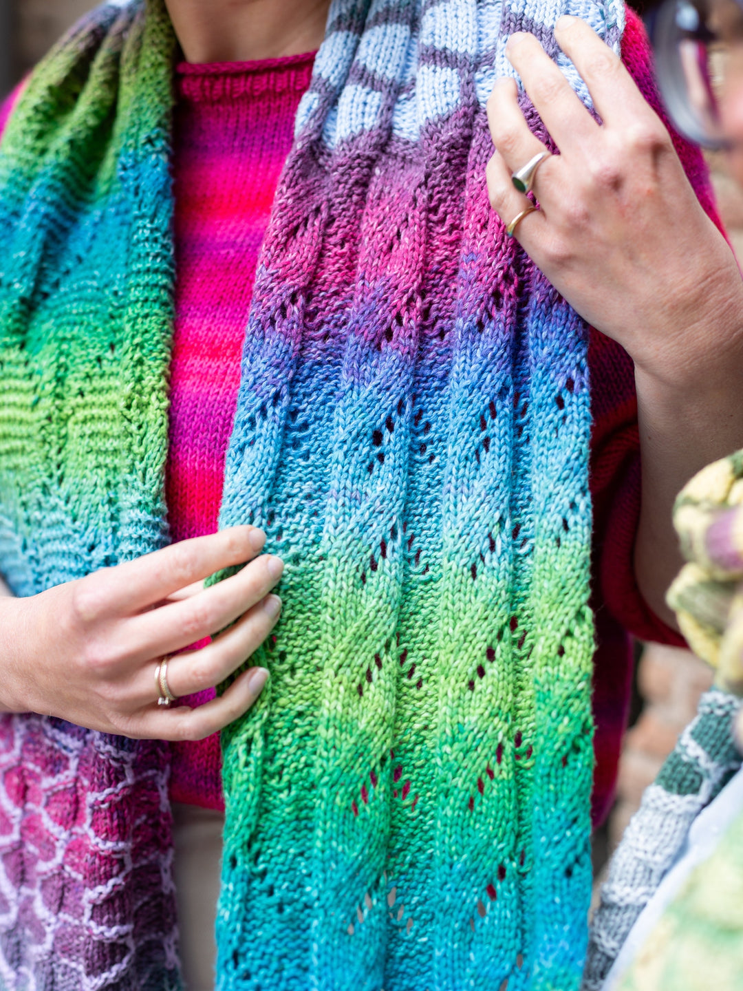 Strickpaket Cotonella Mirror Schal - KAL 2026