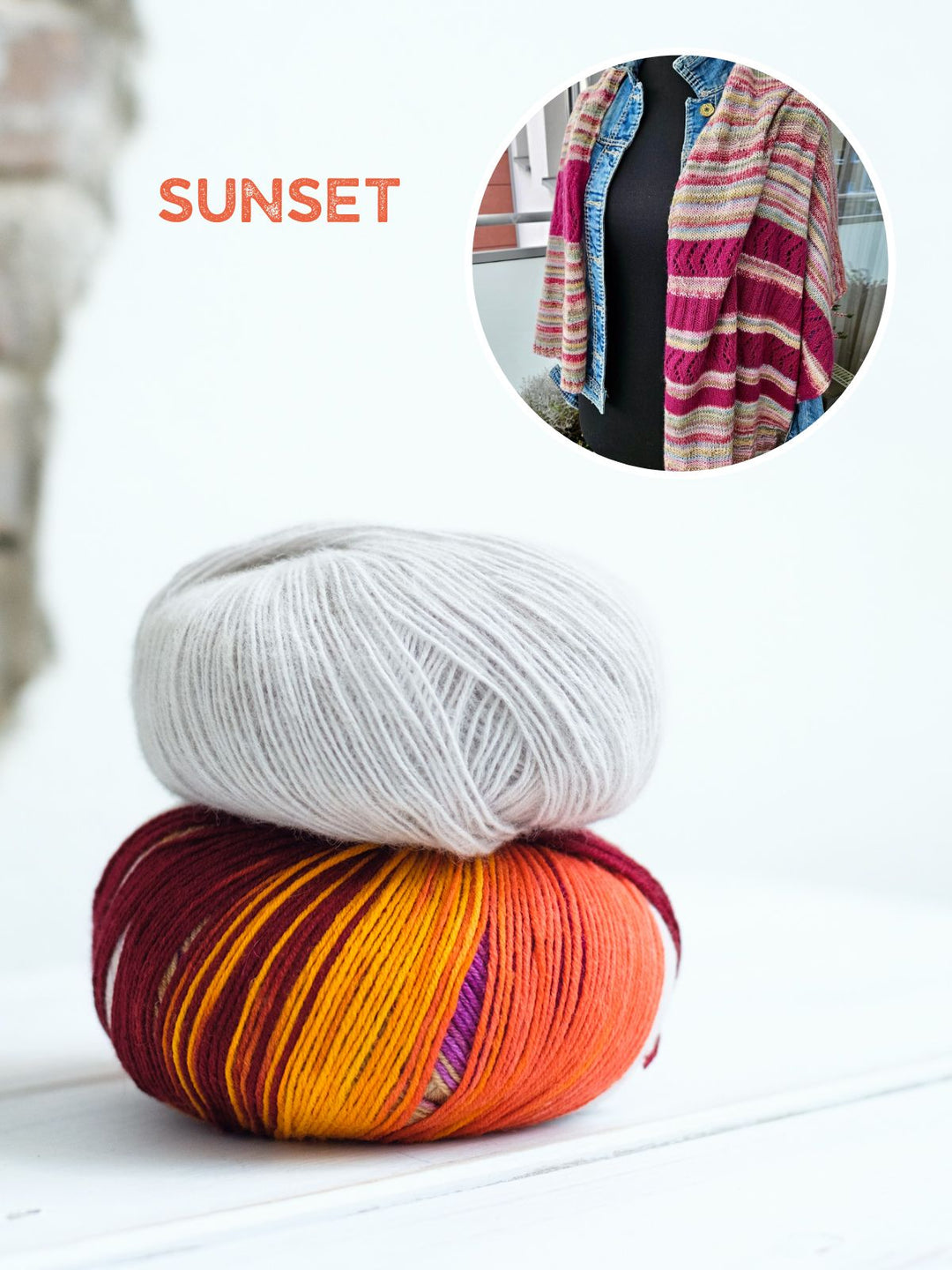 Strickpaket Lizas Tuch Mocha Blues