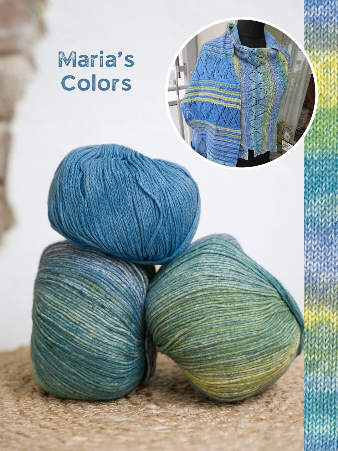 Strickpaket Lizas Tuch Nordic Vibes - Gomitolo Mambo Cotolana