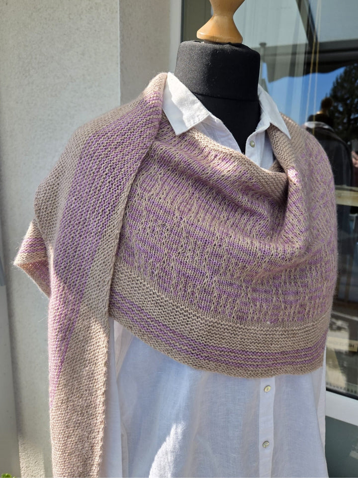Strickpaket Lizas Tuch Square Garden