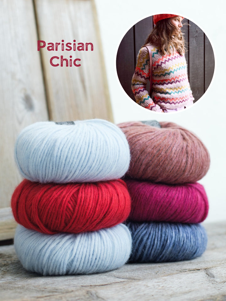 Strickpaket Brigitte no. 2 Zackenpulli