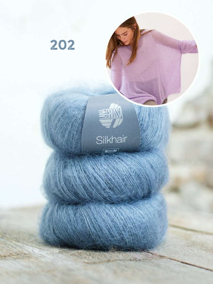 Strickpaket Silkhair oversized shirt