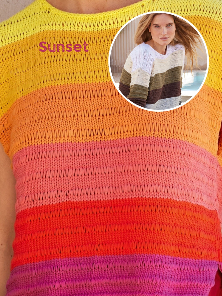 Strickpaket Tessera Streifenpullover