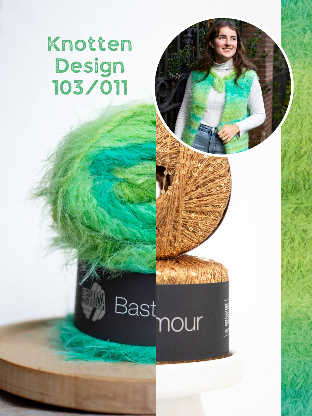 Strickpaket Mae Weste - Basta Mista Glamour - Tanja Steinbach