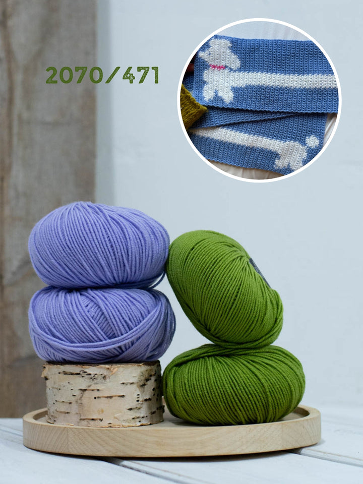 Häkelpaket Poodle Scarf – Englischsprachig – Devout Hand