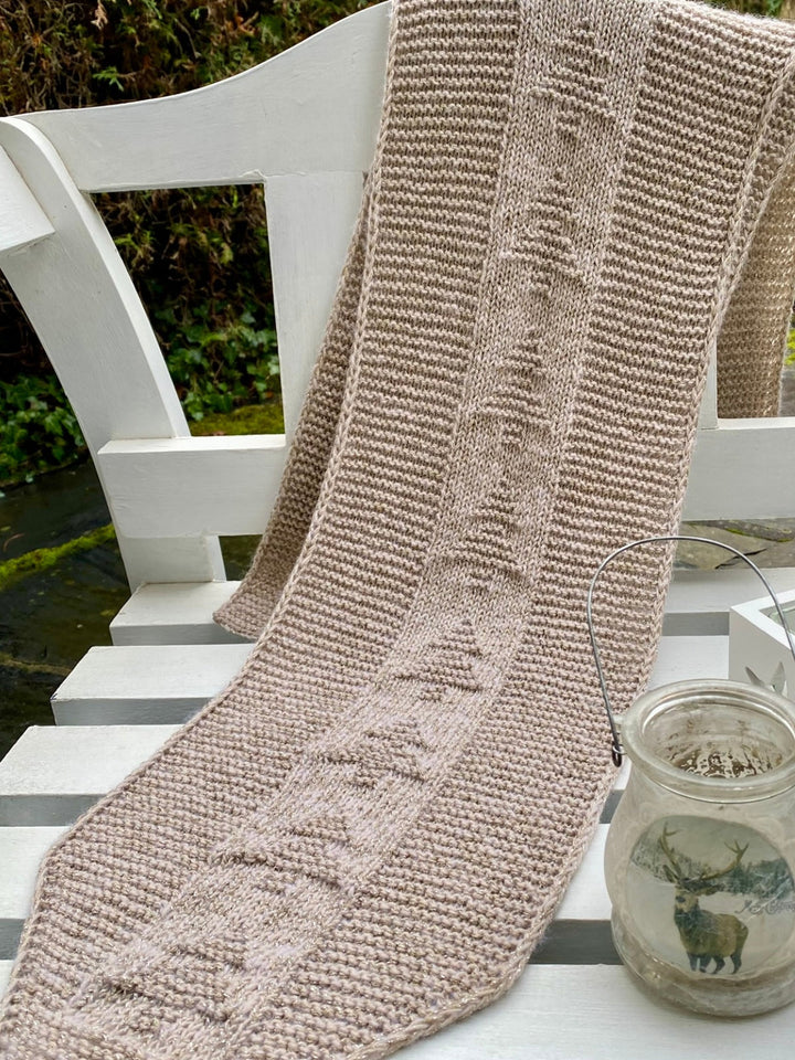 Strickpaket Lizas Schal Tiny Trees