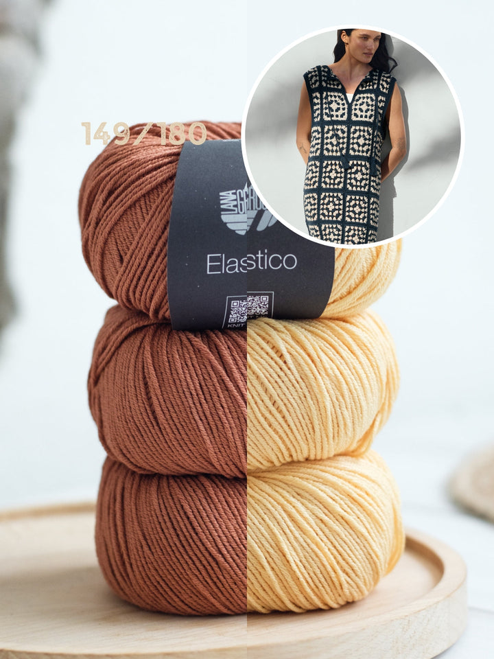 Häkelpaket Elastico Granny Tunika