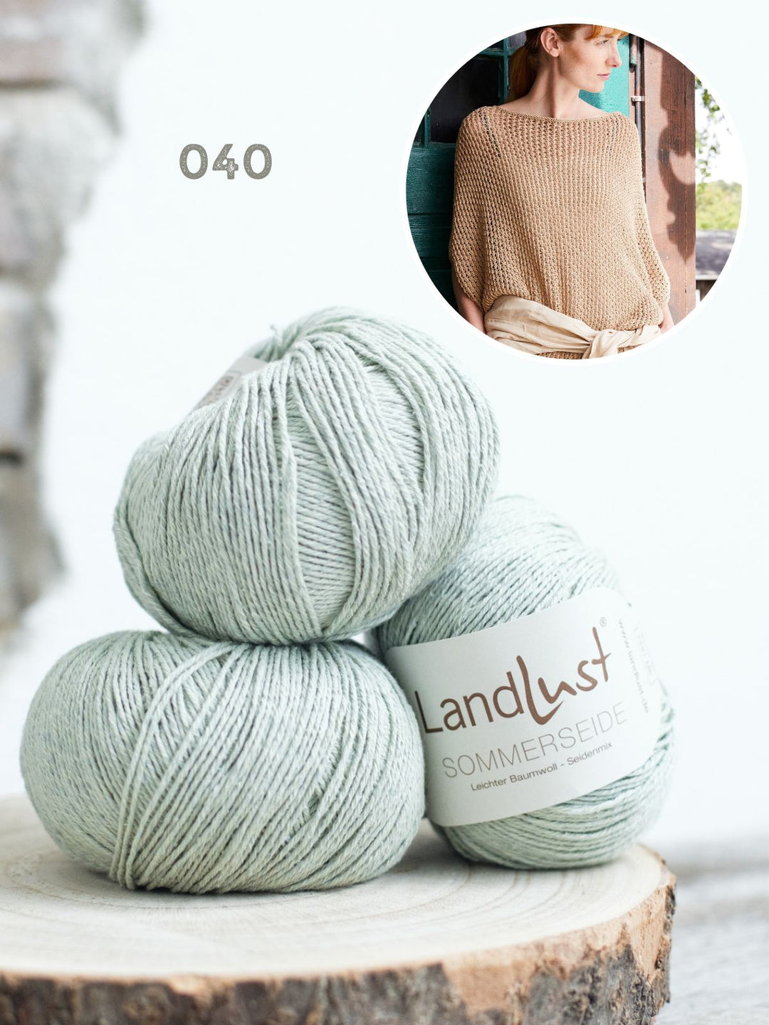 Strickpaket Landlust Sommerseide Pullover