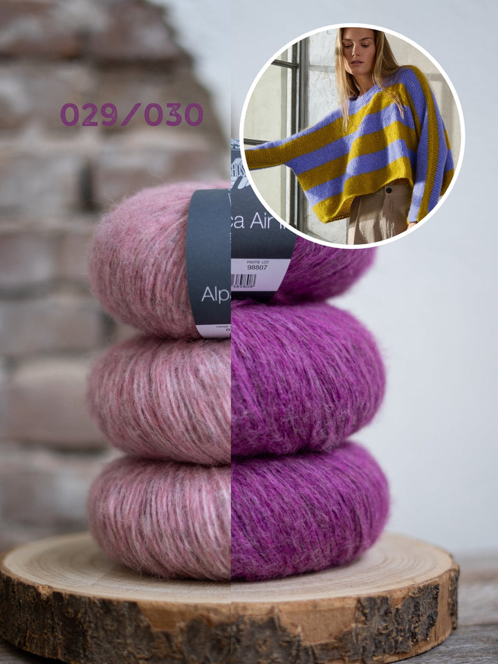Strickpaket Alpaca Air II Kurzpullover