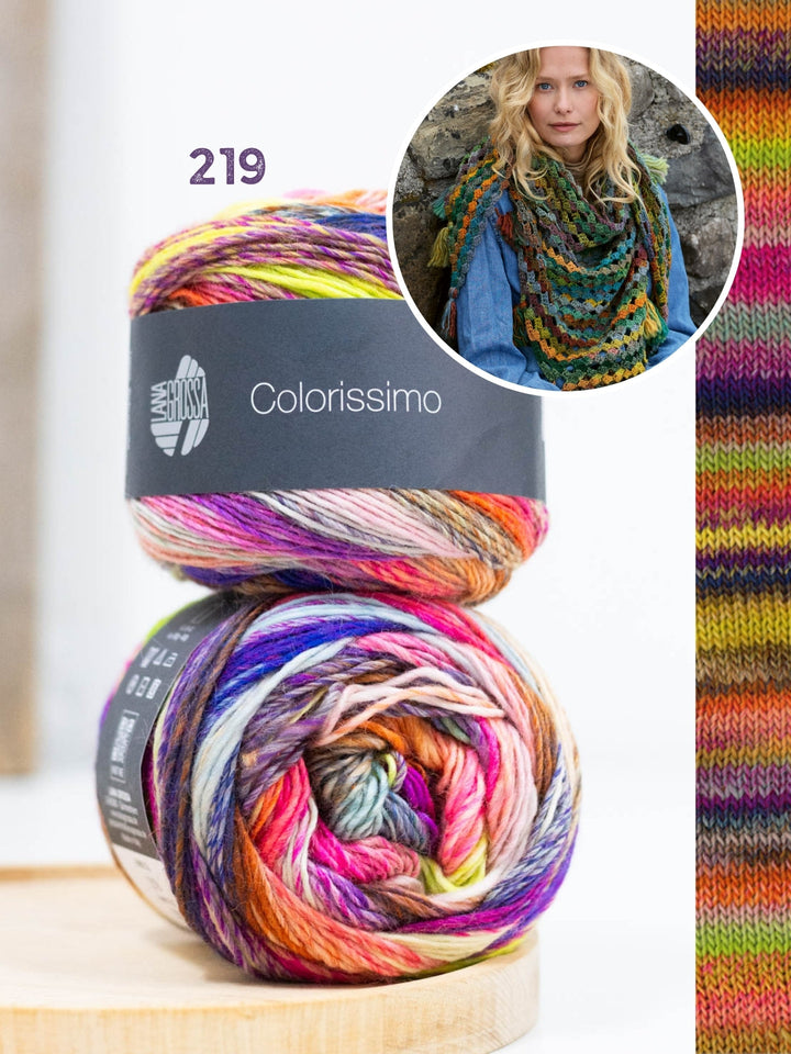 Häkelpaket Colorissimo Dreieckstuch