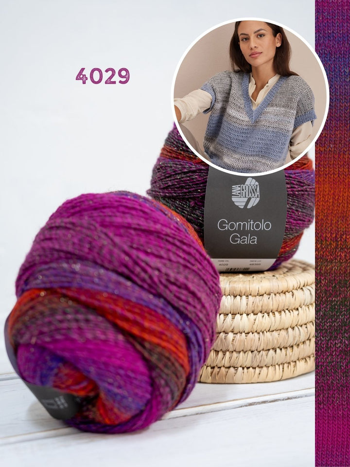 Häkelpaket Gomitolo Gala Pullunder
