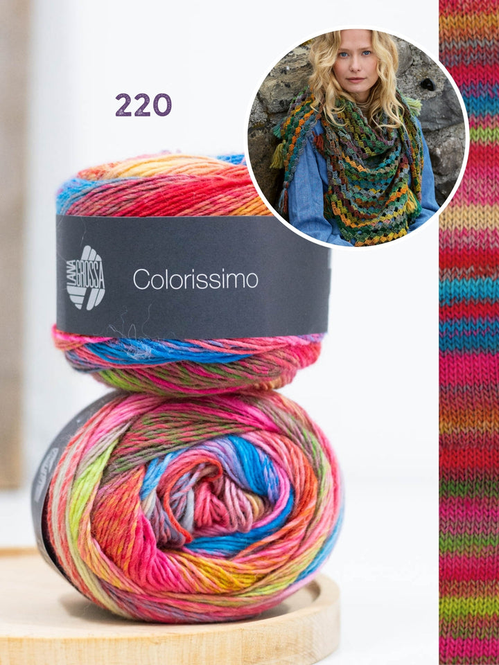 Häkelpaket Colorissimo Dreieckstuch